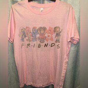 Bella Canvas Pink Cartoon Graphic Tee